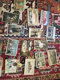 Huge lot of vintage post cards and greeting cards