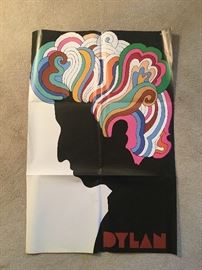 1960's Bob Dylan pop art poster (Milton Glaser)