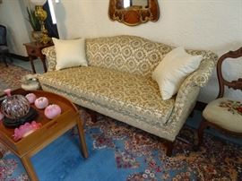 Chippendale sofa.