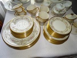 Set of Lenox china (service for 8).