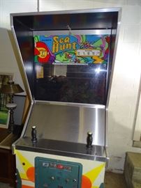 Vintage Sea Hunt Pinball Machine.
