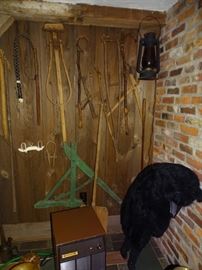 Primitives on wall.