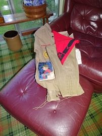 Boy Scout uniform.