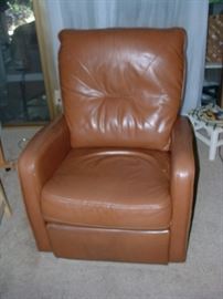 Leather recliner from Town and Country leather
