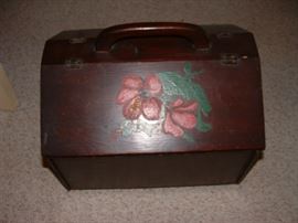 vintage sewing box