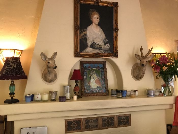 This house is loaded with interesting art, objects and decor!