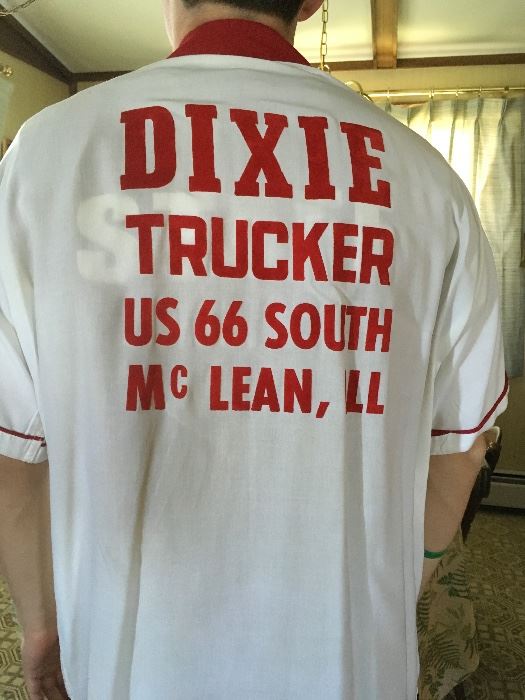 Dixie Trucker bowling shirt - 1959!  There are two
