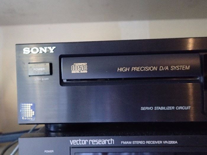 SONY DISC / BECTOR RESEARCH STEREO RECEIVER