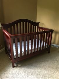 Baby crib, meets safety standards