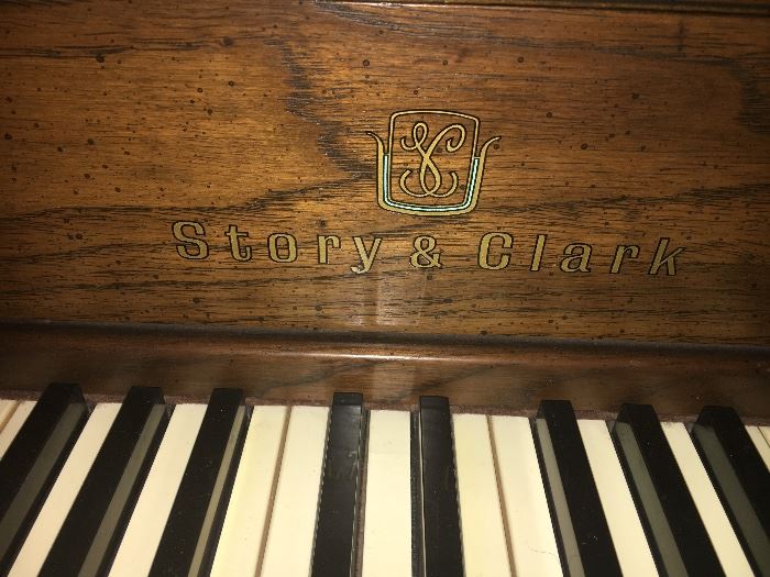 Story and Clark spinet piano--nice one!
