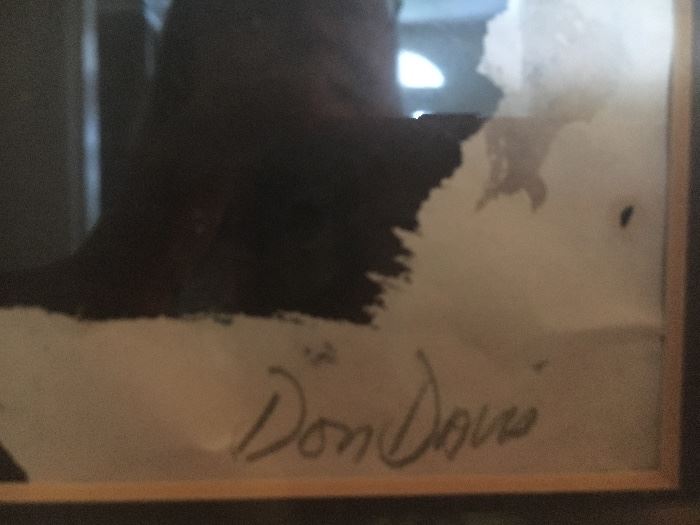 Original water color, signed Don Davis.
