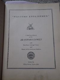 the bradford famliy books william bradford / famous men of the 16th & 17th century 