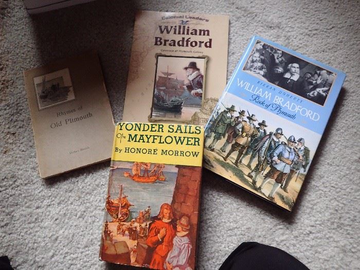 books william bradford / famous men of the 16th & 17th century - Mayflower books - papers - coins - collectables.