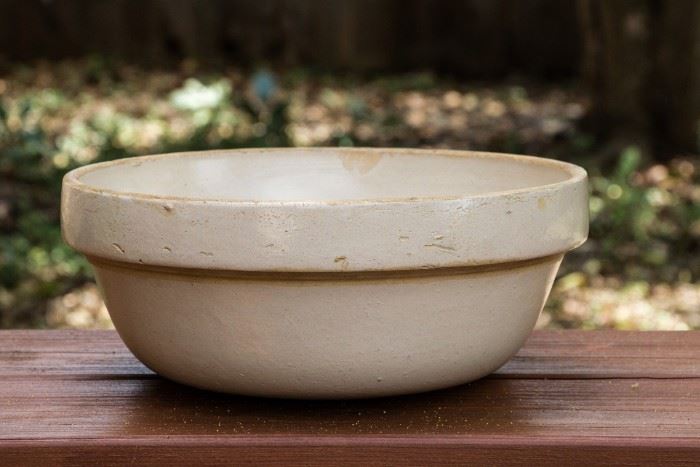 Vintage Crockery Bowl 12" diameter  $45.00