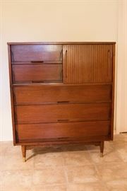 MCM ~Mainline by Hooker~ 5 Drawer Chest w/Sliding Door  47"L x 39.5"W x 19" Deep   $450.00