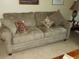 One of 2 matching Broyhill sofas.