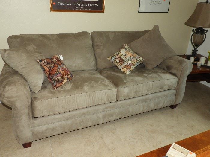 One of 2 matching Broyhill sofas.