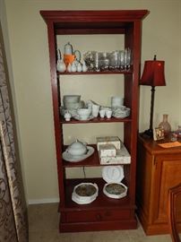 One of 2 matching display cabinet