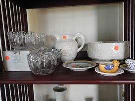 Miskasa, Wedgewood, Henriot Quimper pieces