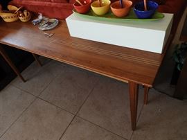 Teak side table