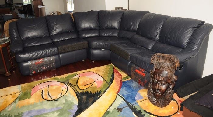 LEATHER SECTIONAL SOFA