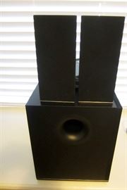 Visio sound bar + 2 rear speakers + subwoofer