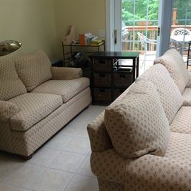 ETHAN ALLEN SOFA AND LOVE SEAT
