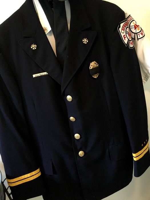 Even A Captain's Uniform (and Stay Calm...I Called The Springfield Fire Department and They Said It Was OK To Sell It...They Did Not Want It)...
