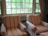 Pair of upholstered chairs.