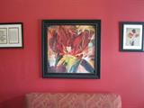 Framed art.