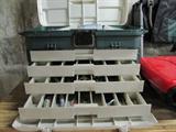 Tackle box with content.