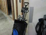 Golf clubs.