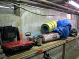 Camping equipment.
