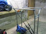 Fishing rods and reels.