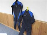 Scuba Suits: O'Neil size L/XL suit plus Pro-Stretch size medium scuba suit.
