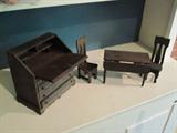 Antique doll furniture.