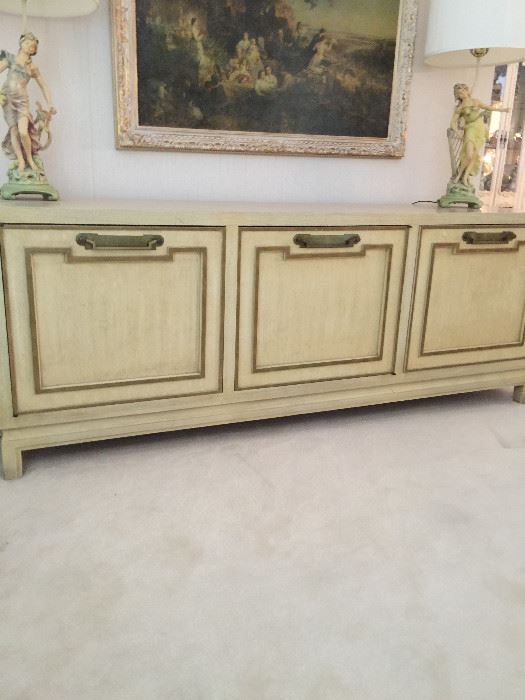 French Provincial mid century credenza