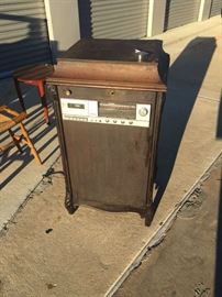 Old Converted Victrola Cabinet