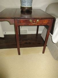 antique, pembroke table circa 1760