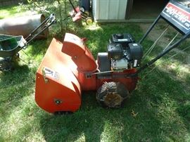 Bolens FMC -Wards 24inch snow thrower with new Predator 60363 212cc engine bought from Harbour Freight