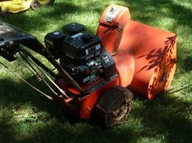 Bolens FMC -Wards 24inch snow thrower with new Predator 60363 212cc engine bought from Harbour Freight