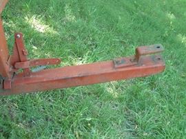 Wheel horse tow behind utility mower trailer