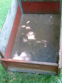 Wheel horse tow behind utility mower trailer