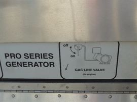 Pro Series NorthStar Professional Portable Generator Proven Performance Model 5500 PPG, Item # 165911 with Electonic ignition GX270 Honda 9.0