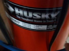 Husky electric air compressor 60 gallon/150max psi portable on wheels