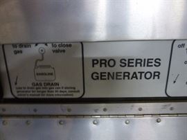 Pro Series NorthStar Professional Portable Generator Proven Performance Model 5500 PPG, Item # 165911 with Electonic ignition GX270 Honda 9.0