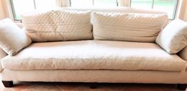 Lee Industries White Sofa