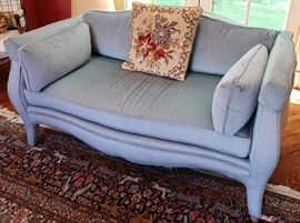 Pair of Upholstered Henredon Love Seats