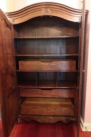 Large Baker Furniture Oak Armoire