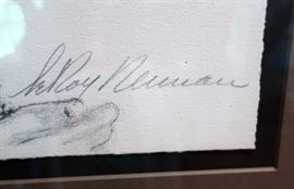 LeRoy Neiman “Polo Lounge” # 480/700 2 Piece Framed Picture